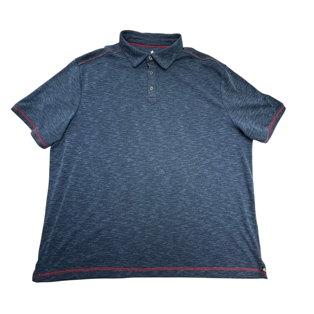 Nat Nast Polo Shirt Mens 2XL Blue Luxury Originals Cotton Polyester Casual